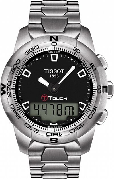 TISSOT Gents Steel TOUCH T047.420.11.051.00
