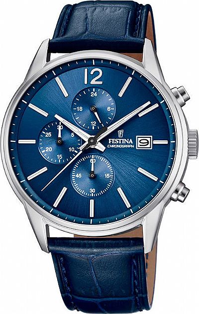 FESTINA Gents Blue Leather Chrono  F20248/3