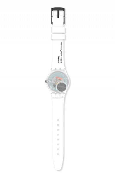 SWATCH Mouse Mariniere Two Tone Rubber Strap GZ352