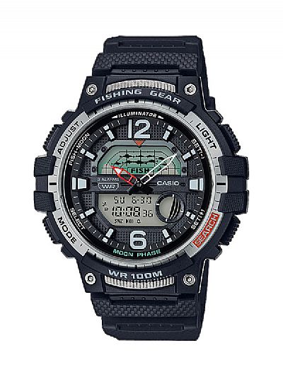 CASIO Fishing Gear Khaki Rubber Strap WSC-1250H-1AVEF