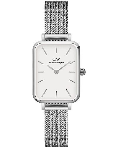 DANIEL WELLINGTON Quadro Silver Stainless Steel Bracelet DW00100438  