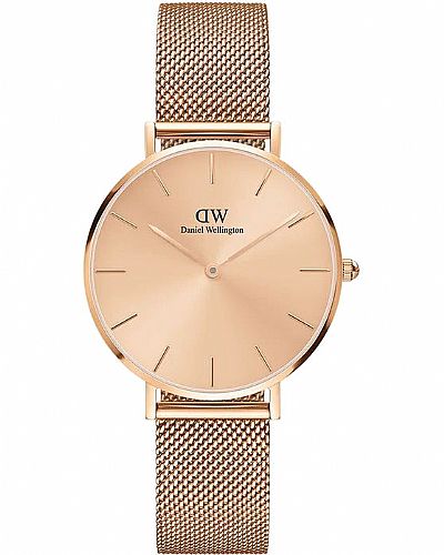  DANIEL WELLINGTON Petite Unitone Gold Stainless Steel Bracelet  DW00100471 