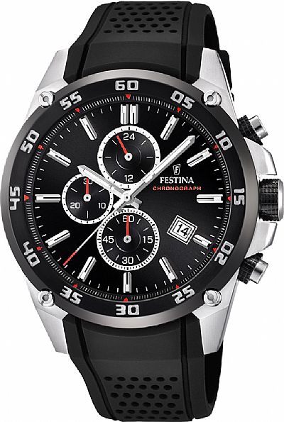 FESTINA Gents Black Rubber Chronograph F20330/5