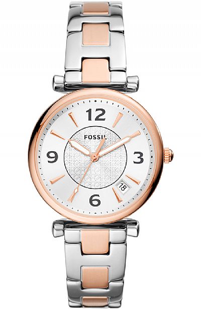 FOSSIL Carlie Two Tone Stainless Steel Bracelet ES5156