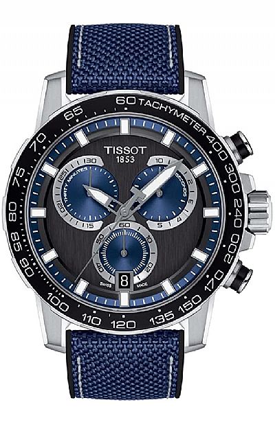 TISSOT Gents Supersport Brown Leather Chronograph T125.617.17.051.03