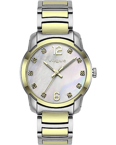  VOGUE Sorento Zircons Two Tone Stainless Steel 611261
