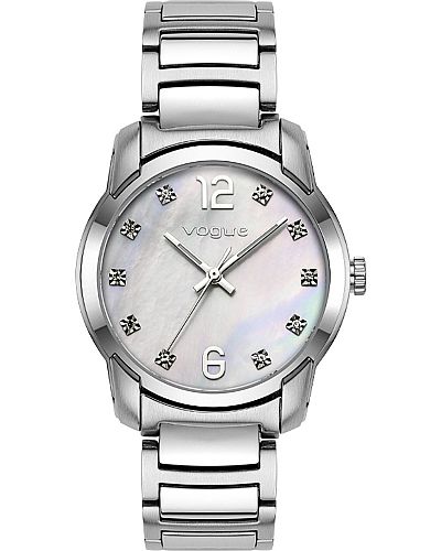 VOGUE Sorento Zircons Silver Stainless Steel Bracelet 611281