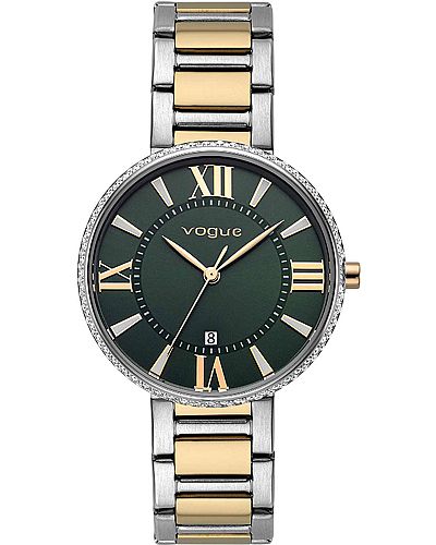 VOGUE Jet Set Two Tone Stainless Steel Bracelet 612271