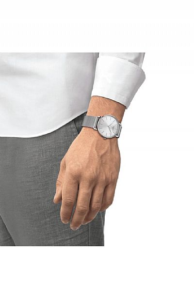 TISSOT Everytime Gent Silver Stainless Steel Bracelet T143.410.11.011.00