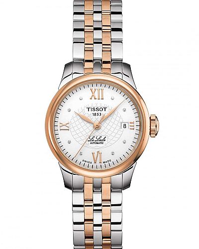 TISSOT T-Classic LeLocle Automatic Diamonds Stainless Steel Bracelet T41.2.183.16