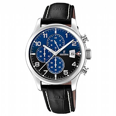 FESTINA TIMELESS CHRONOGRAPH Blue Black F20375/7