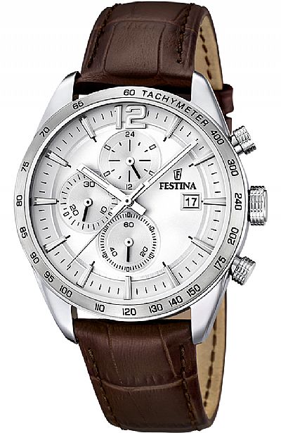 FESTINA Brown Leather Chronograph F16760/1