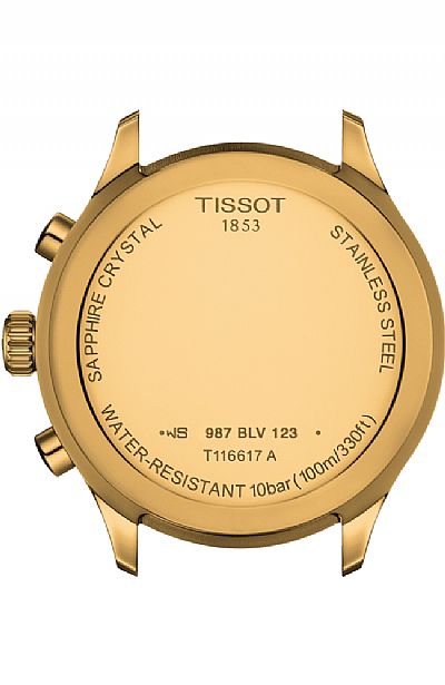 TISSOT XL Classic Gold Stainless Steel Chronograph T116.617.33.051.00