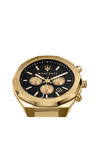 MASERATI Stile Gold Stainless Steel Chronograph R8873642001