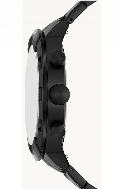 FOSSIL Bronson Black Stainless Steel Chronograph FS5712