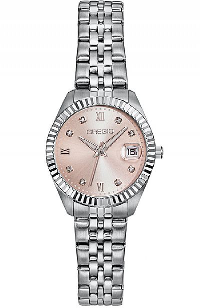  GREGIO Mallory Petit Silver Stainless Steel Bracelet  GR480011