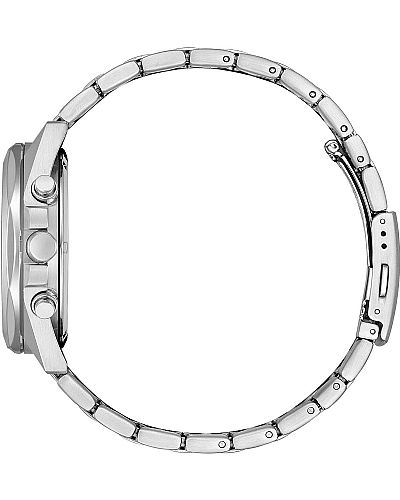 CITIZEN Eco-Drive Chronograph Silver Stainless Steel Bracelet CA4590-81L