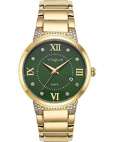 VOGUE Valerie Crystals Gold Stainless Steel Bracelet  614841