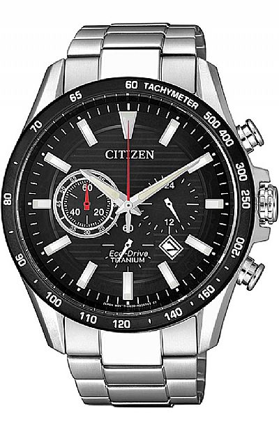 CITIZEN Eco-Drive Chronograph Titanium Bracelet  CA4444-82E
