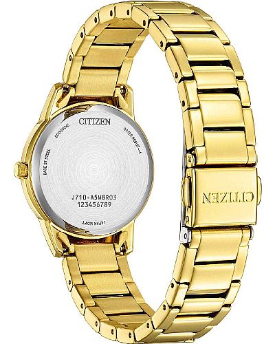 CITIZEN Eco-Drive Gold Stainless Steel Bracelet FE1242-78D