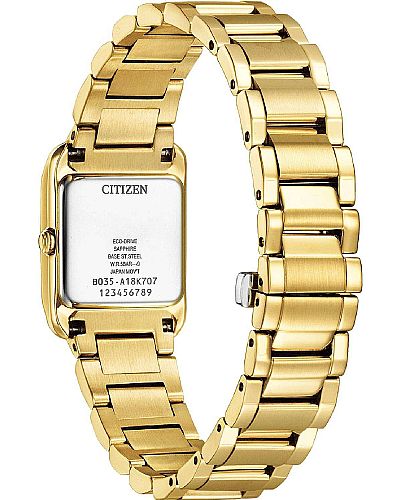 CITIZEN Eco-Drive L Gold Stainless Steel Bracelet EW5602-81D