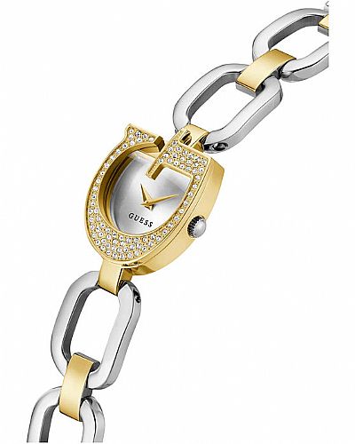 GUESS Gia Crystals Two Tone Stainless Steel Bracelet  GW0683L6