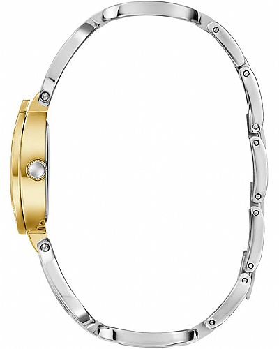 GUESS Gia Crystals Two Tone Stainless Steel Bracelet  GW0683L6