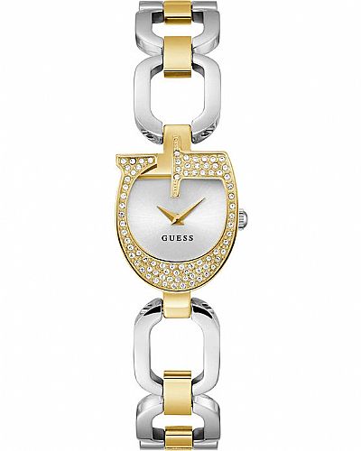 GUESS Gia Crystals Two Tone Stainless Steel Bracelet  GW0683L6