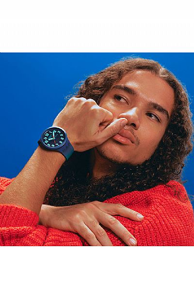  SWATCH Essentially Bold Rubber Strap SB01N700