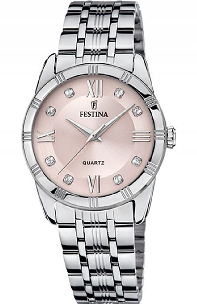 FESTINA Crystals Stainless Steel Bracelet F16940/c