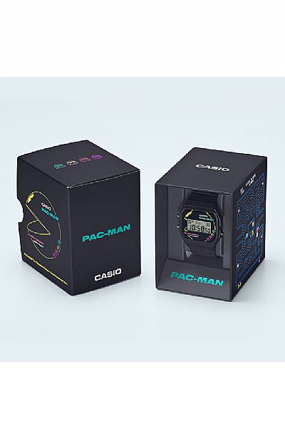  CASIO Collection PAC-MAN Black Rubber Strap  F-91WPC-1AER