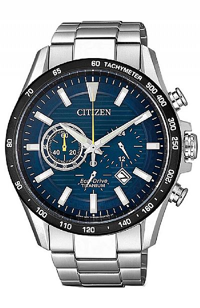  CITIZEN Eco-Drive Stainless Steel Chronograph  CA4444-82L