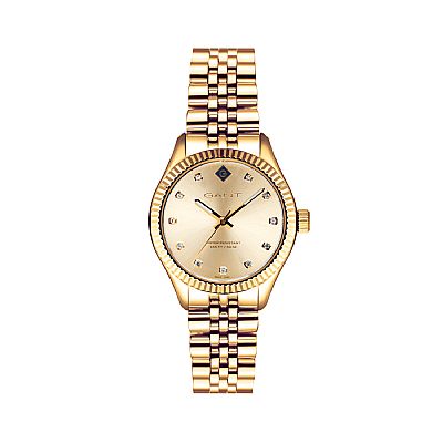 GANT Sussex Crystals Gold Stainless Steel Bracelet  G136026