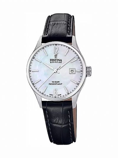 Festina Ladies Swiss made leather strap F20009/7