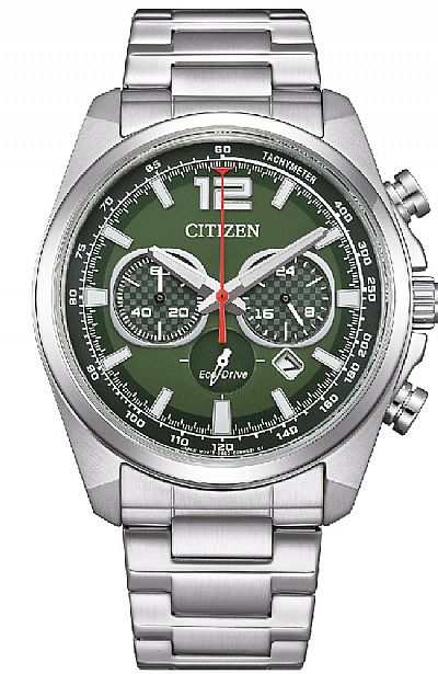  CITIZEN Eco-Drive Stainless Steel Chronograph CA4640-50X