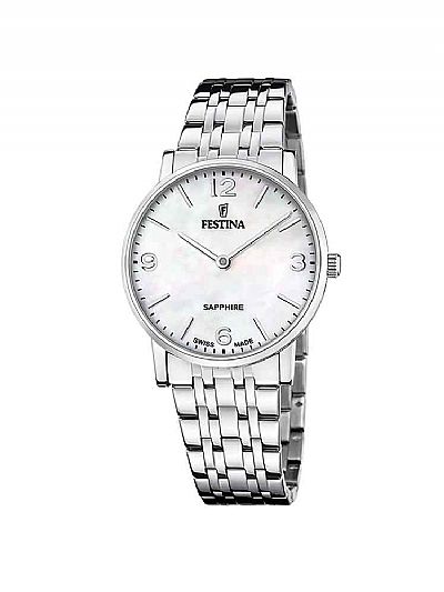 FESTINA Swiss Made Silver Stainless Steel Bracelet F20047/2