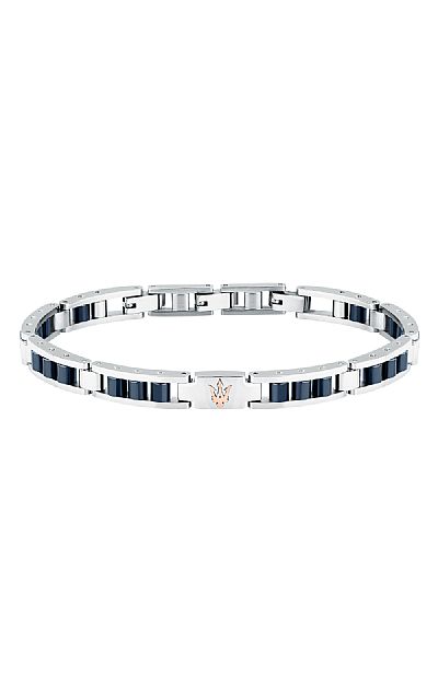 MASERATI CERAMIC JM225ATZ58 Βραχιόλι Δίχρωμο Με Τρίαινα