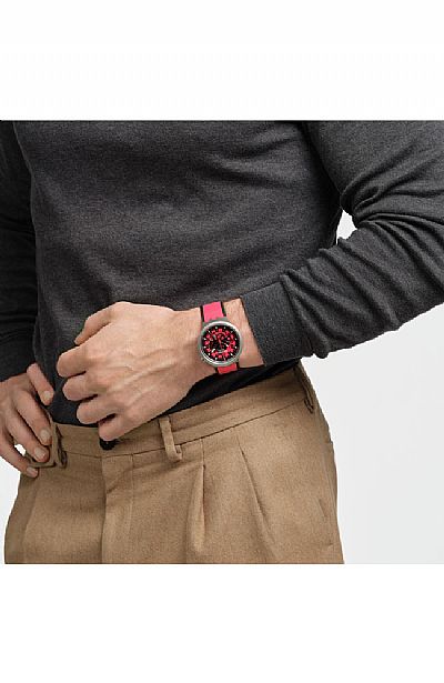 SWATCH Red Juicy Rubber Strap SB07S110