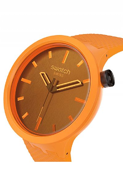 SWATCH Crushing Orange Rubber Strap SB05O102
