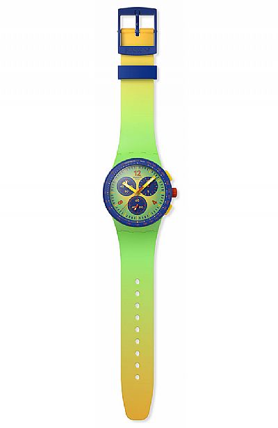 SWATCH Flowing Freshly Rubber Chronograph SUSG101