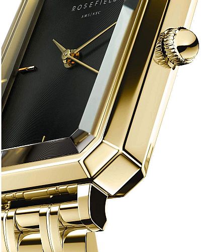  ROSEFIELD The Octagon Gold Stainless Steel Bracelet  OBSSG-O47