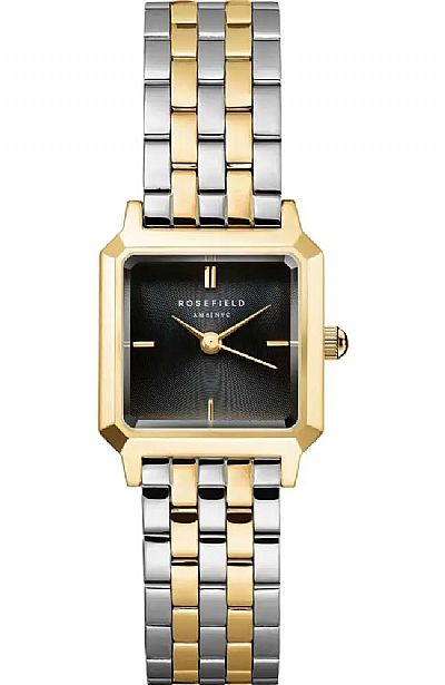  ROSEFIELD Boxelle Black Duotone Stainless Steel Bracelet BBDSG-B07