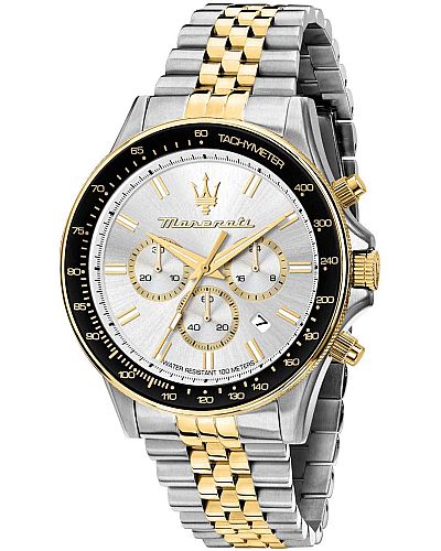 MASERATI Sfida Chronograph Two Tone Stainless Steel R8873640024