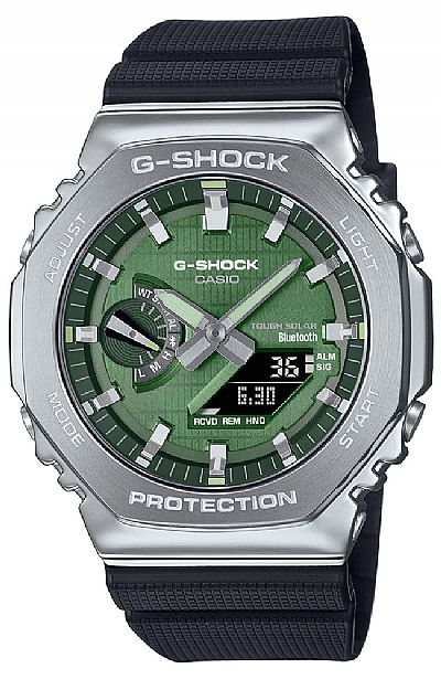  Ρολόι G-SHOCK Tough Solar Dual Time Chronograph Black  Strap  GBM-2100A-1A3ER