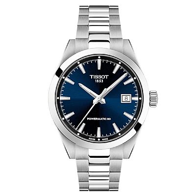 TISSOT T-Classic Gentleman 38mm Powermatic 80 Stainless Steel  T165.807.11.041.00