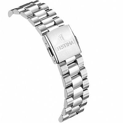 Festina Swiss Made Silver Dial Stainless Steel Bracelet F20084/A