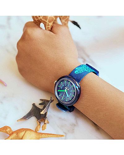  FLIK FLAK Cyberozaurus Fabric Strap  ZFPNP135