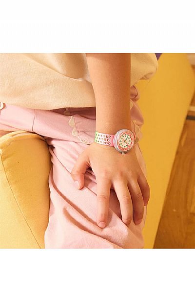  FLIK FLAK Sparkly Melon Fabric Strap  ZFPNP179