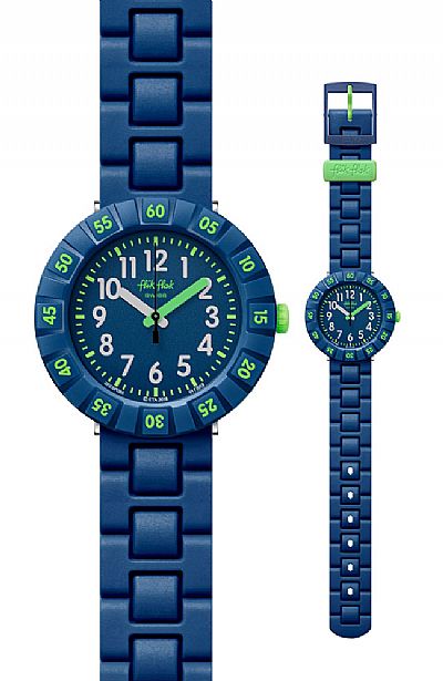  FLIK FLAK Solo Dark Blue Plastic Strap Κωδικός προιόντος: ZFCSP086