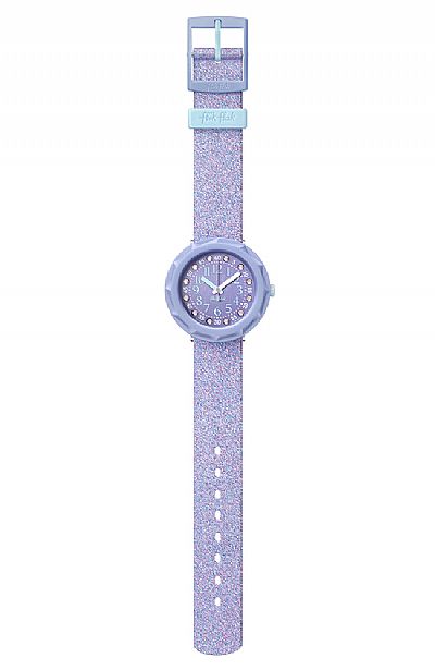  FLIK FLAK Lilaxus Crystals Purple Rubber Stap Κωδικός προιόντος: ZFCSP102